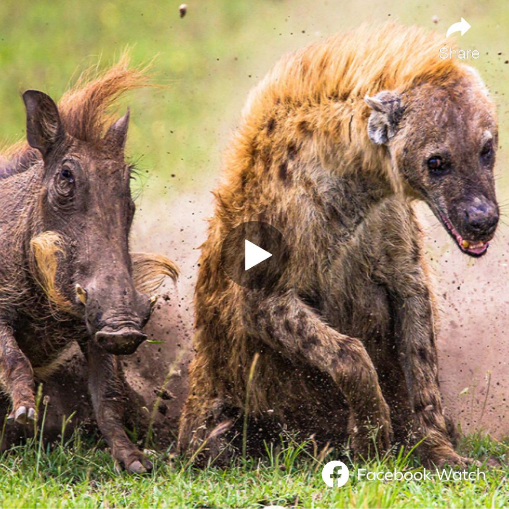 Defensa maternal: Eland protege a su cría de un guepardo, pateando al depredador en un conmovedor ejemplo de valentía maternal