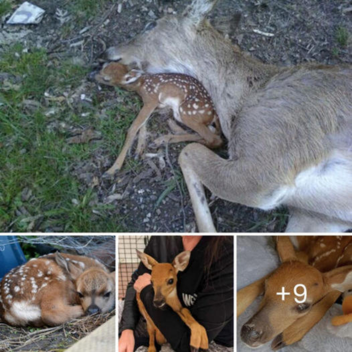 Heartbreaking Loss: Mom, I Miss U! A Baby Deer Clings to Hope Beside Mother’s Body, Longing for Her Return to Life