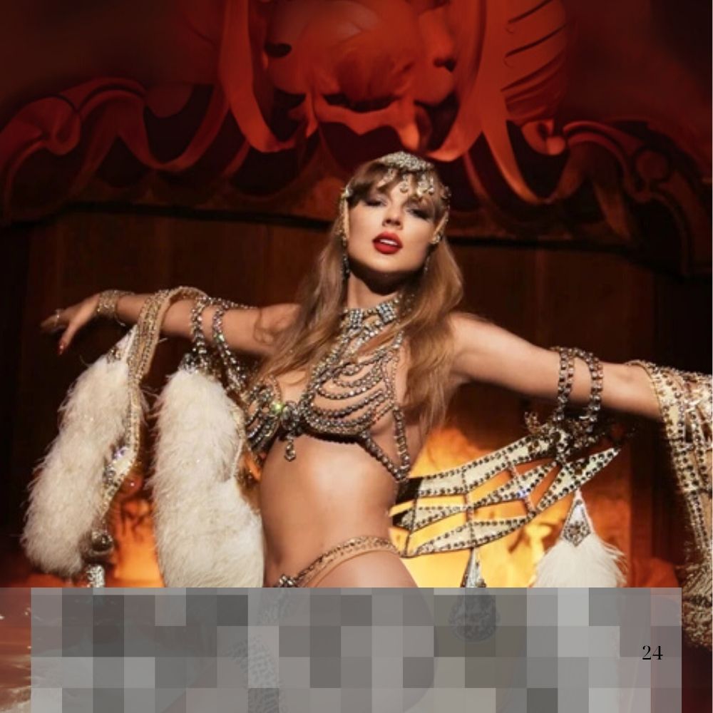 Taylor Swift undresses in the bathroom, unveiling photos that could make anyone blush