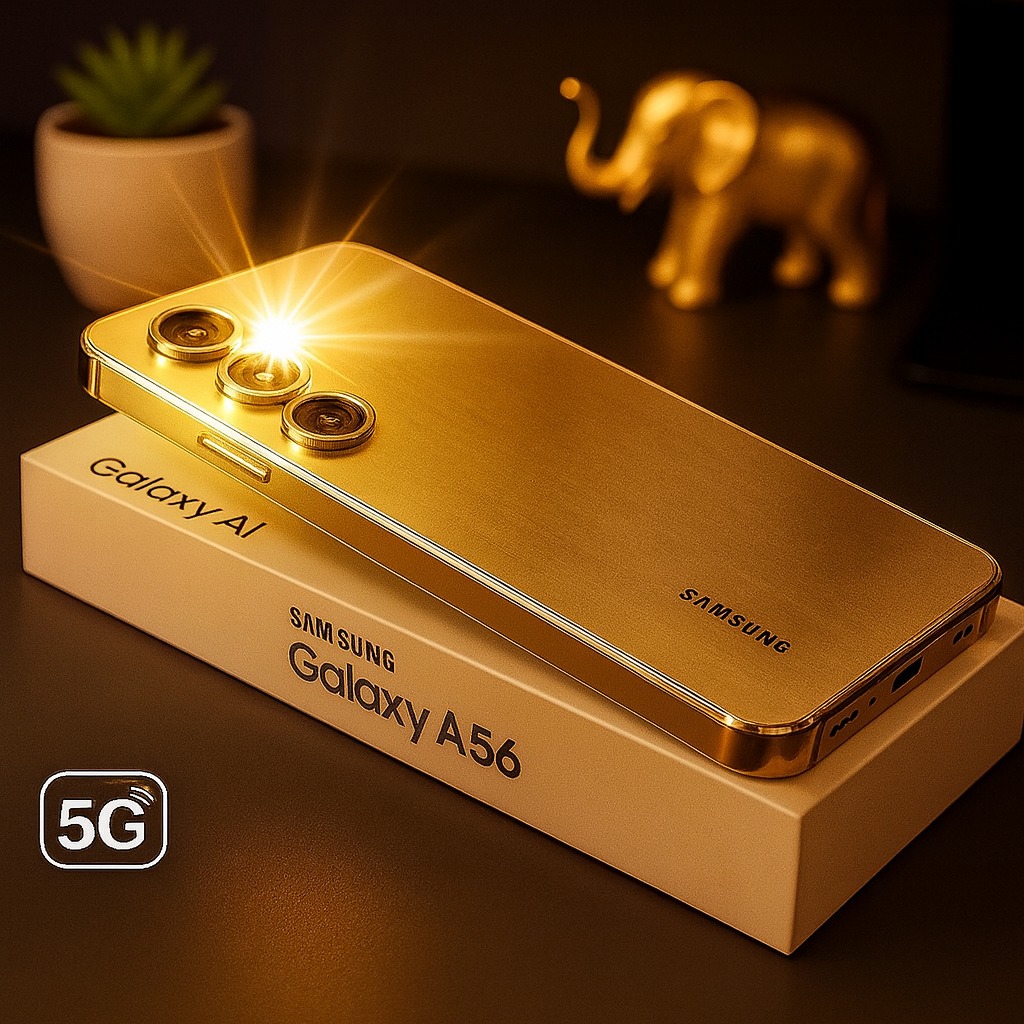 Introducing the Samsung Galaxy A56 – powered by a massive 24GB Gaming RAM and a long-lasting 7500mAh battery. Designed for unstoppable performance and ultimate power!