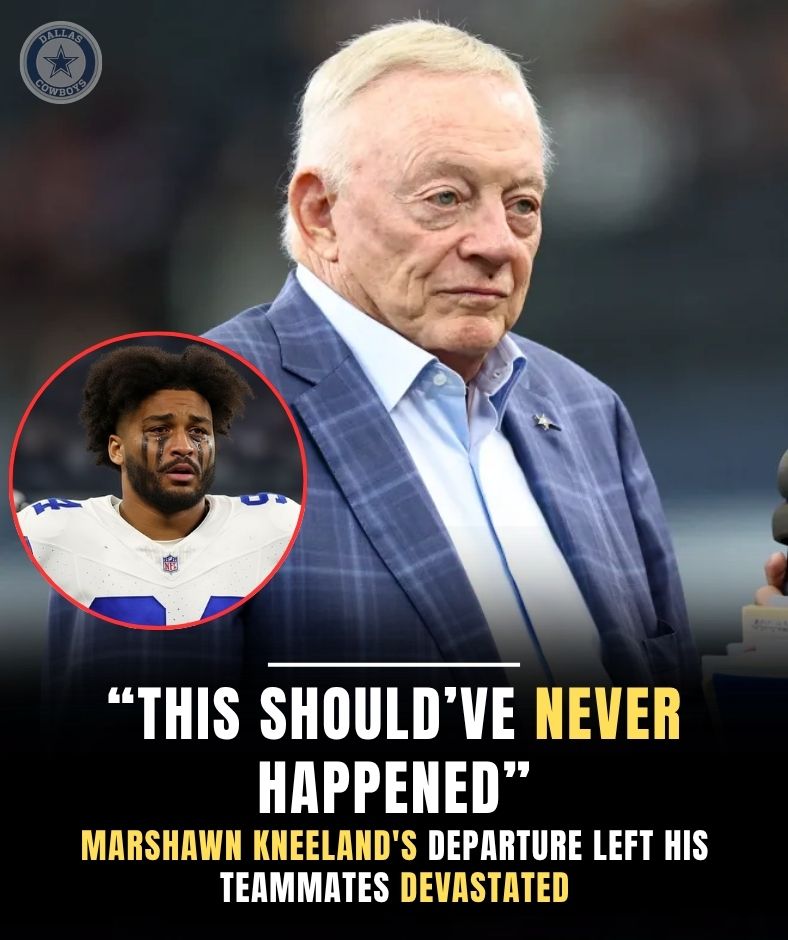 “THIS SHOULD’VE NEVER HAPPENED” — COWBOYS PLAYERS BLAME JERRY JONES FOR IGNORING MENTAL HEALTH WARNINGS AFTER MARSHAWN KNEELAND’S DEATH .N